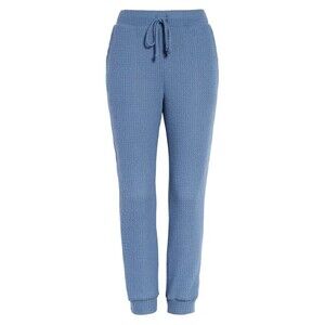 SOCIALITE Waffle Knit Joggers Sweatpants Size L Blue